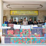 ผู้ว่าราชการจังหวัดชลบุรี ร่วมกับสรรพสามิตภาค 2 แถลงข่าวจับ ลักลอบขนบุหรี่ นำเข้าโดยไม่ได้เสียภาษี ได้เป็นจำนวนมาก โดยคิดเป็นค่าปรับ กว่า 19 ล้านบาท